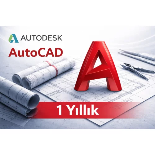  Autodesk AutoCAD - 1Yıl - Kendi Mailinize